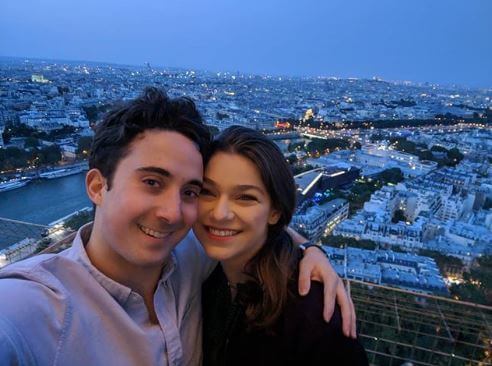 Catharine Daddario with her boyfriend, Jeremy Cohen.